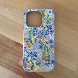 PELA Case Oranges Sicilian Pattern iPhone 15 Pro phone case